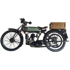 Classic Triumph Motorcycle Model P 500cc 1927 Fully Restored Vehicle Motorbike