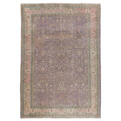 Antique Turkish Oushak Rug 6