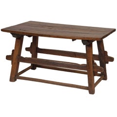 Continental Oak Trestle Table