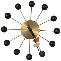 Vintage George Nelson and Associates for Howard Miller Ball Clock