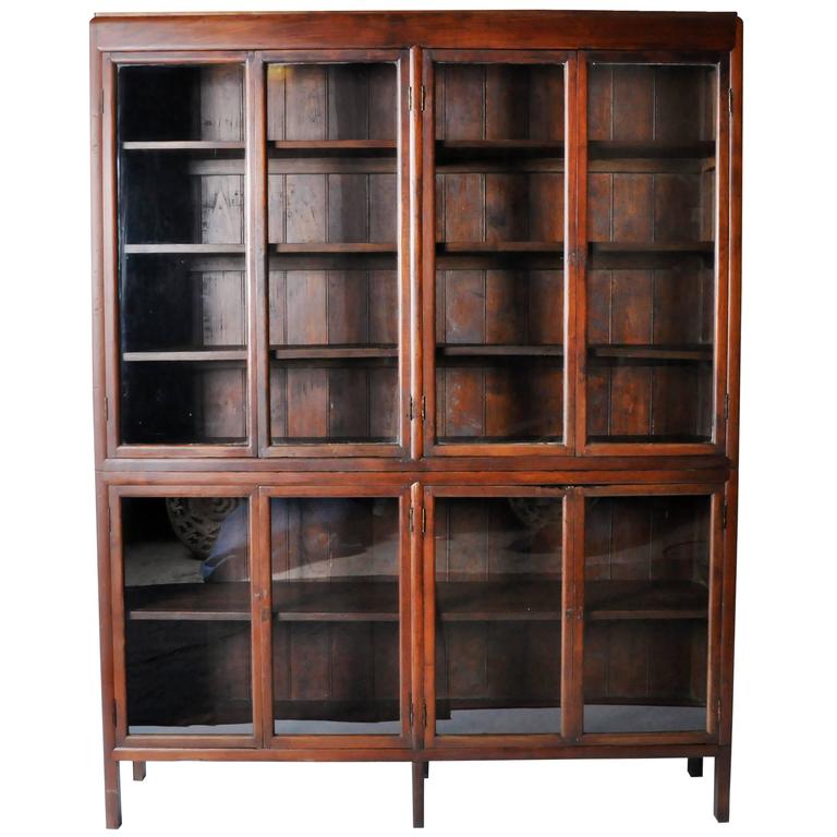 British Colonial Style Breakfront Bookcase at 1stDibs colonial style bookcase, british