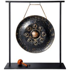 Patinated Bronze Gong