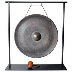 Unadorned Bronze Gong