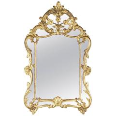 Medium Scale Giltwood French Regency Mirror, circa 1860