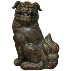 Bronze Chinese Foo Dog Lion