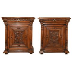 19th Century Pair of French Oak Cupboards 5