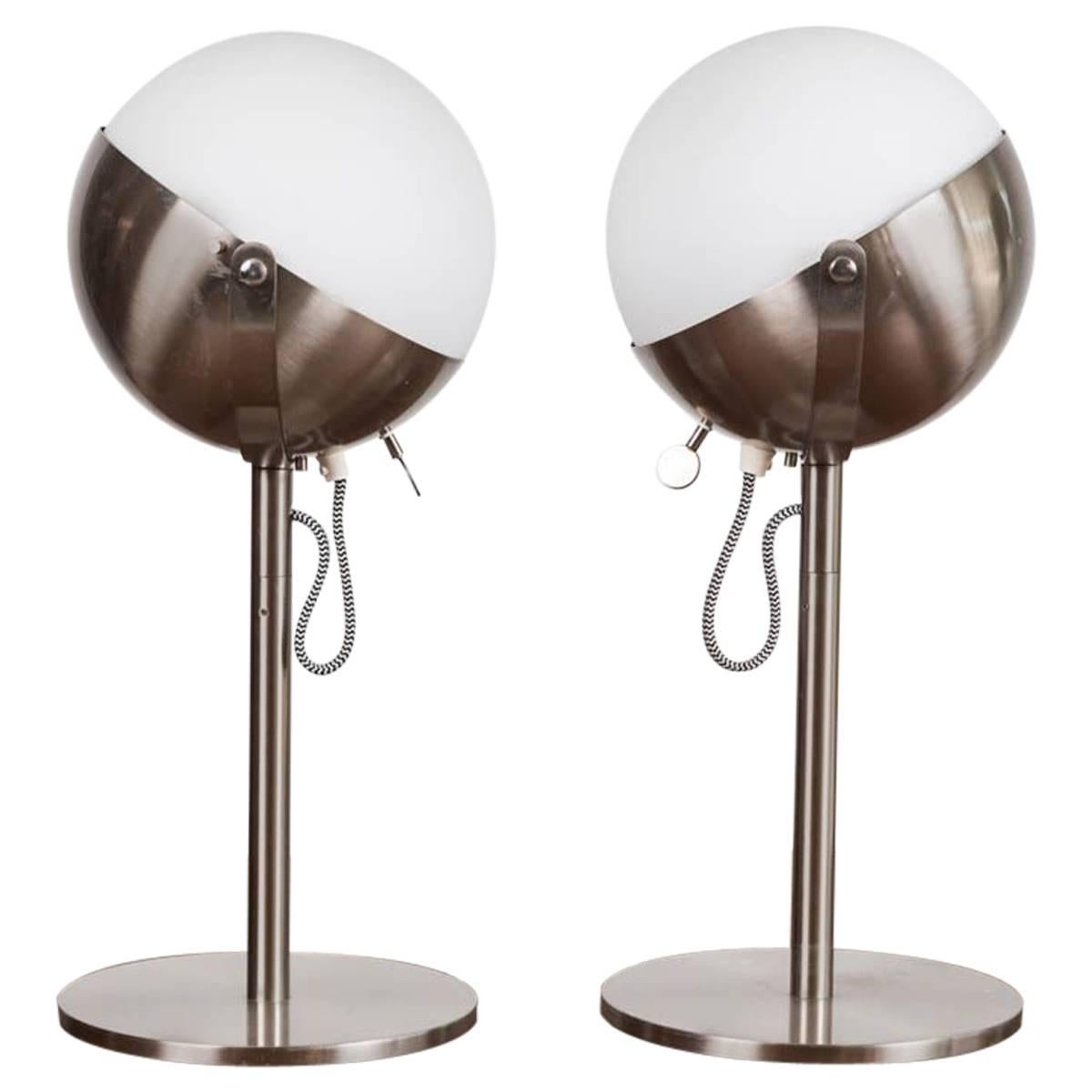 Andree Putman Table Lamps by Fontana Arte