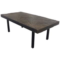Mid-Century Stone Table or Bench