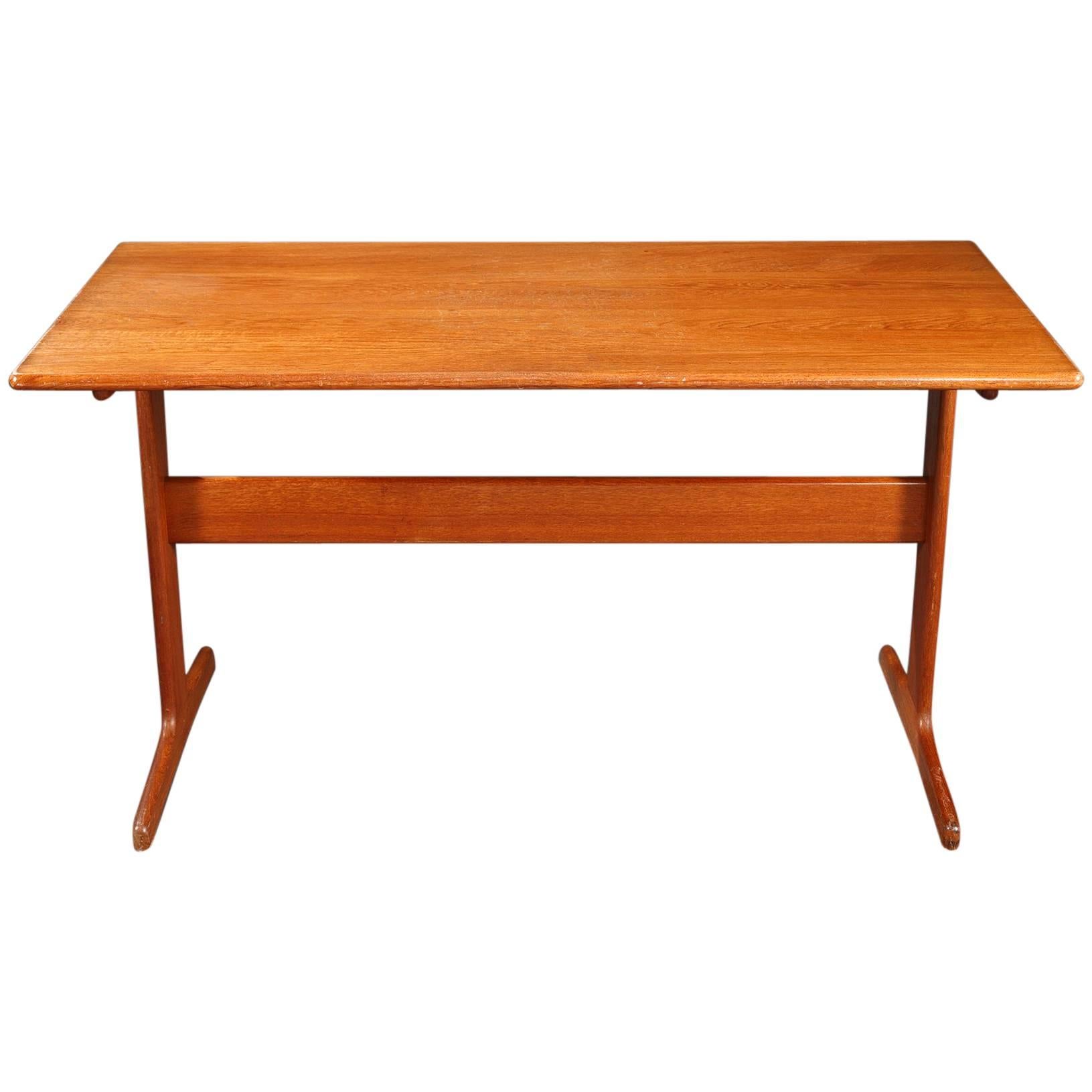 Scandinavian Desk of the 1960s in Teak, Danish Design