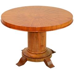 French Art Deco Mahogany Gueridon in the Style of Leleu 3