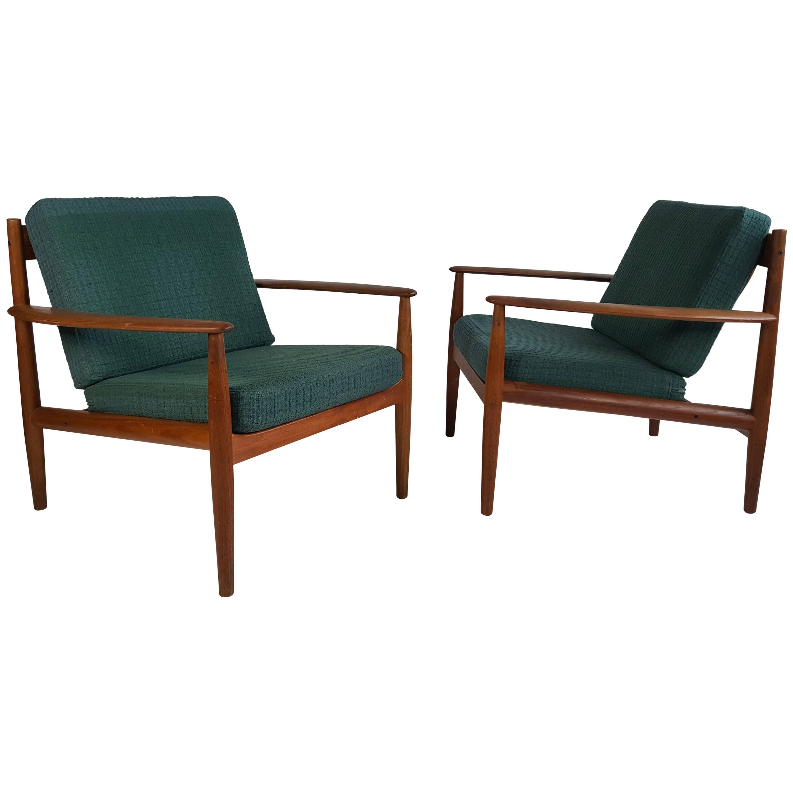 Model 118 Easy Chairs by Grete Jalk for France & Son, Denmark