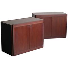 Set of Two Cabinets by Angelo Mangiarotti for Molteni 9