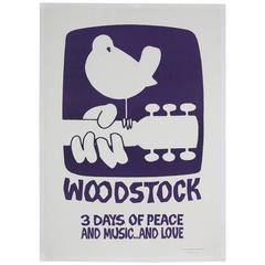 Original Vintage Woodstock Movie Poster
