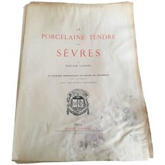 36 Hand Colored and Gilded Plates, 1891-Folio  Sevres Porcelaine Vases