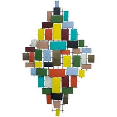 1960s Metal Wall Sculpture