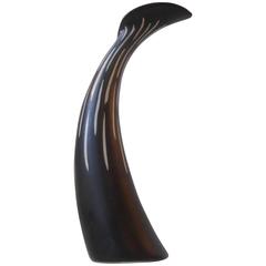 Sculptural Biomorphic 1950s Art Pottery Vase, Aksel Sigvald Nielsen, Mid-Century