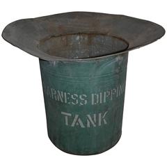 Antique Agrarian Harness Dipping Tank