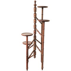 Victorian Mahogany Torchere Candelabra or Candlestand