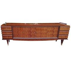 Very Large and Original 1950 Sideboard in Rosewood