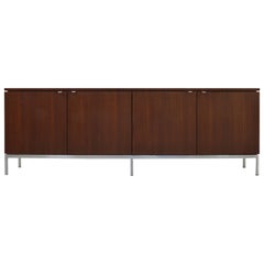 Early Rosewood Credenza by Florence Knoll