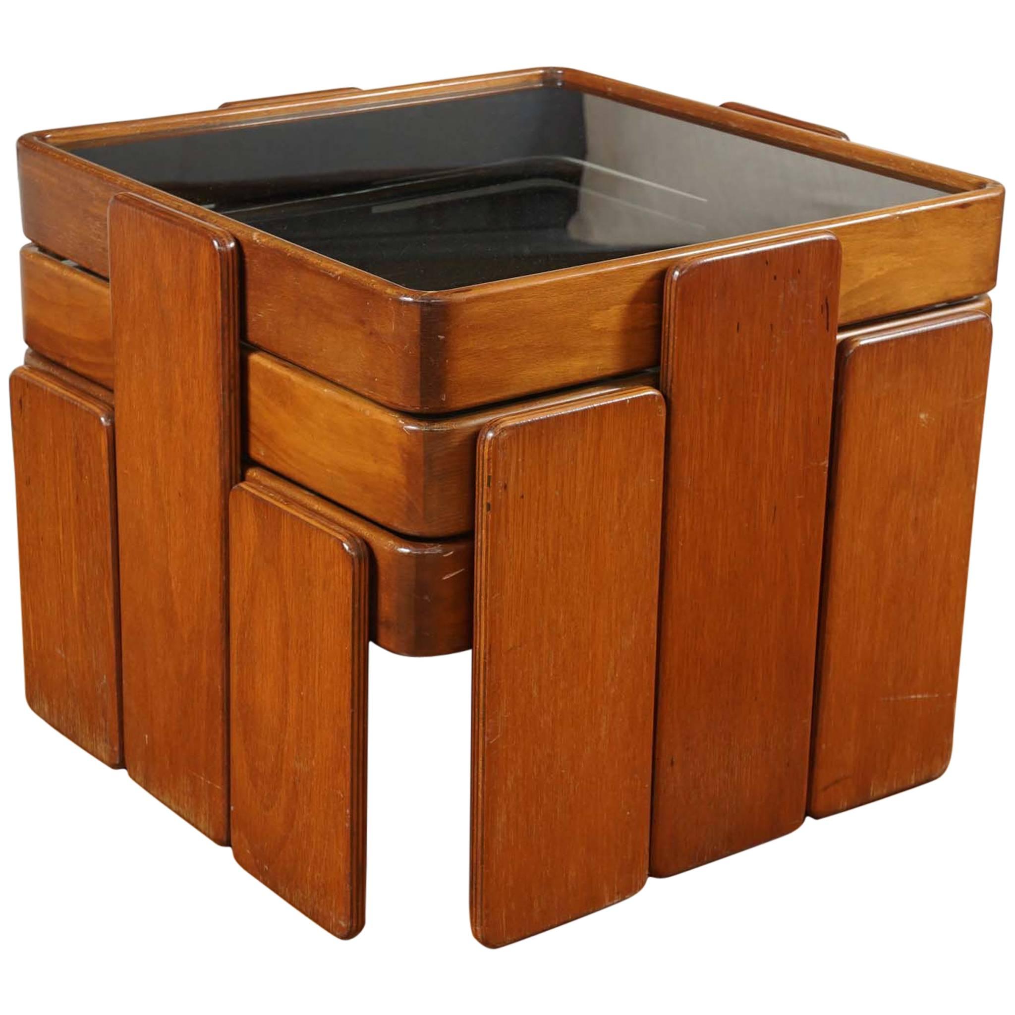 Geometric Set of Nesting Tables at 1stDibs
