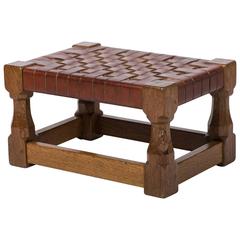 Robert Mouseman Thompson Foot Stool