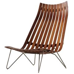 Hans Brattrud 'Scandia' Lounge Chair in Rosewood