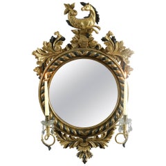 19th Century Regency Period Convex Mirror