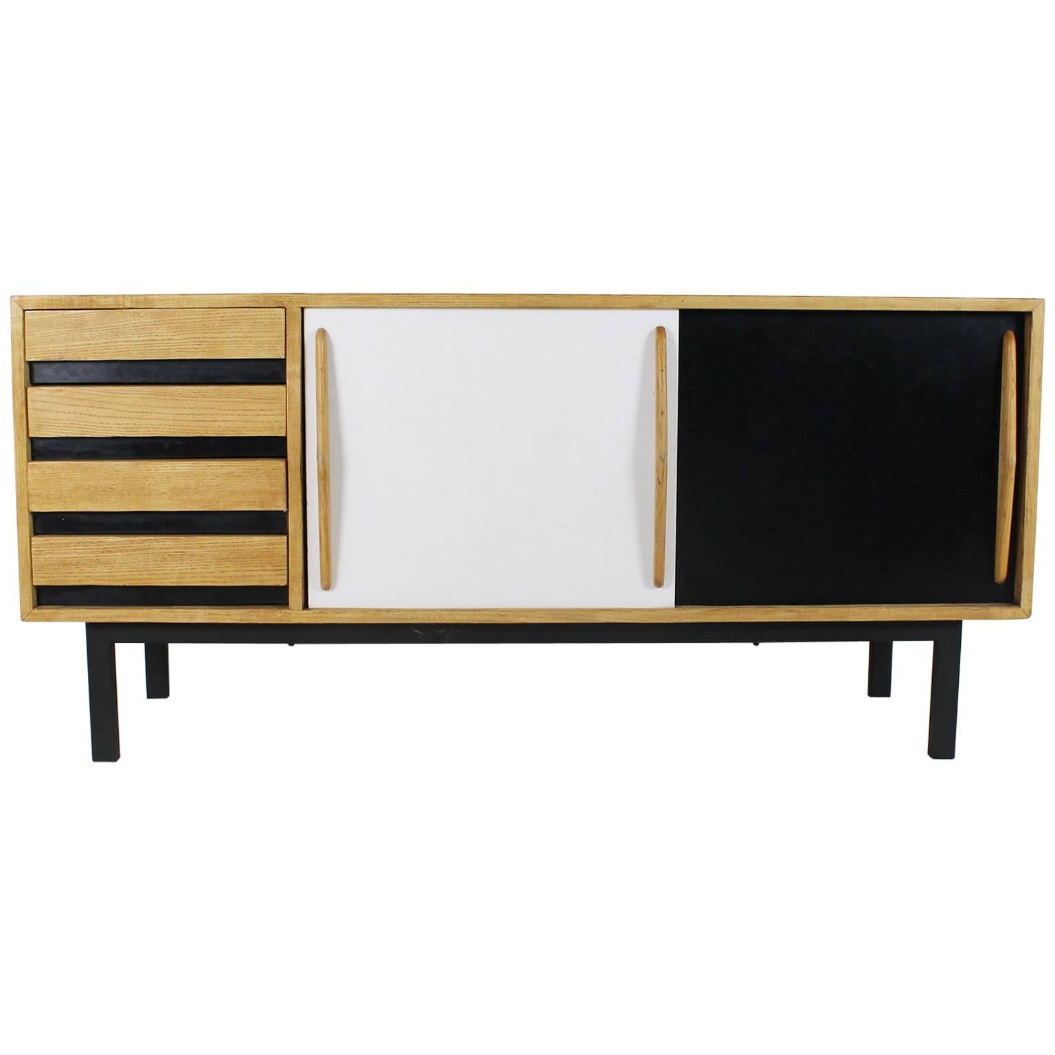Sideboard by Charlotte Perriand, Cansado Model for Steph Simon, 1958 For Sale