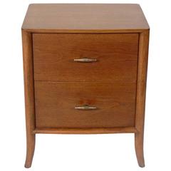 Elegant Single Nightstand Designed by T.H. Robsjohn-Gibbings