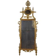 Italian, Tuscany, Late 18th Century Carved Giltwood Mirror 10