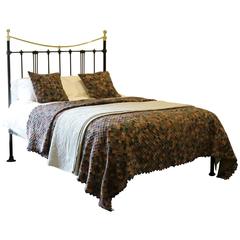 Antique Black Platform Bed