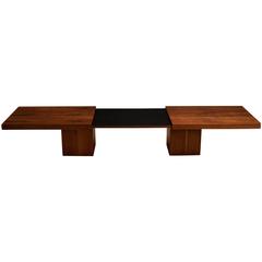 Expandable Coffee Table by John Keal for Brown Saltman