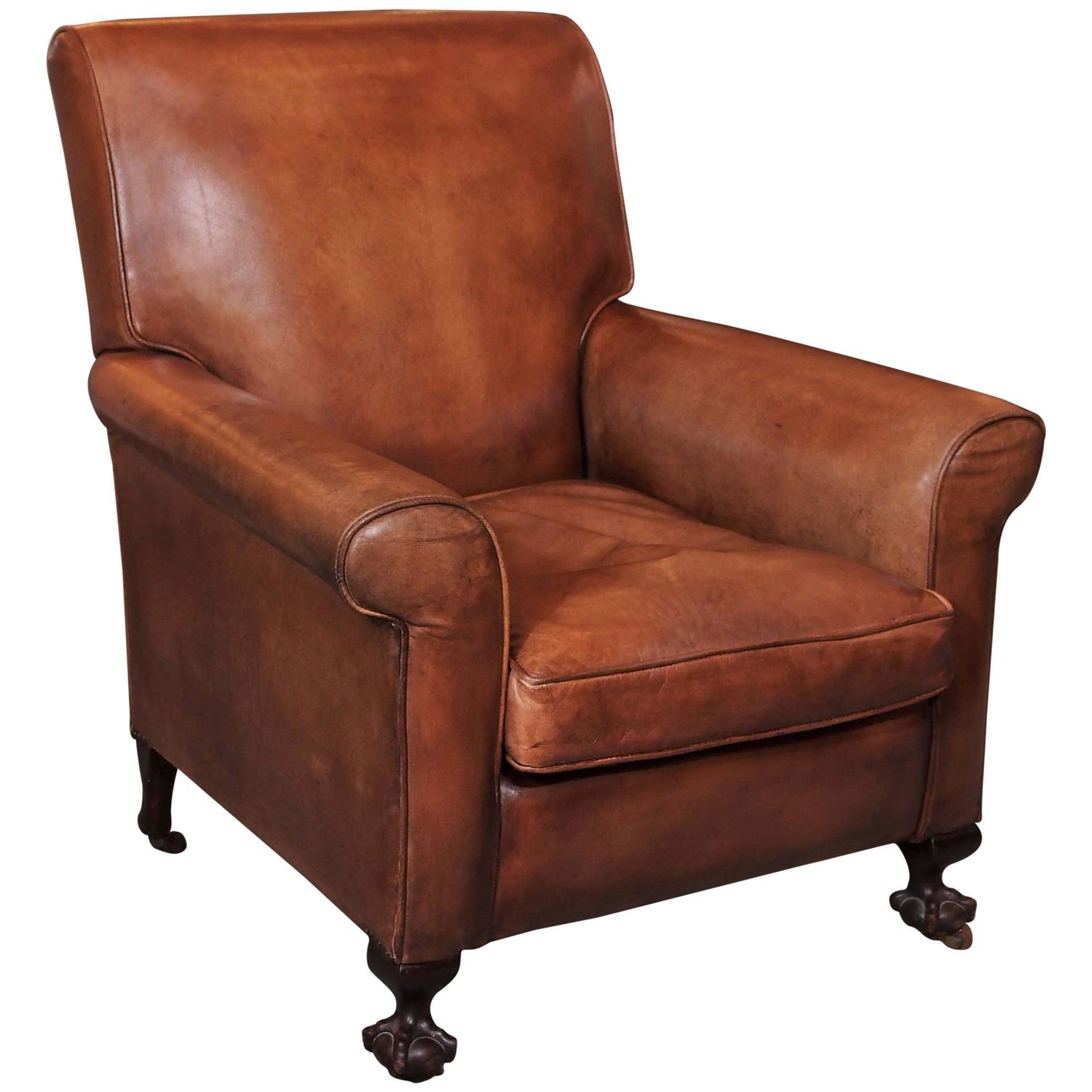 Antique English Club Chair at 1stdibs