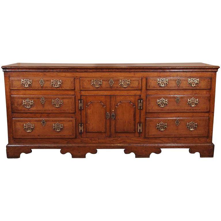 Antique English Dresser Base at 1stDibs