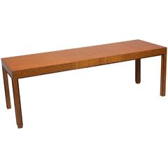 Bleached Mahogany Coffee Table by Edward Wormley for Dunbar 1