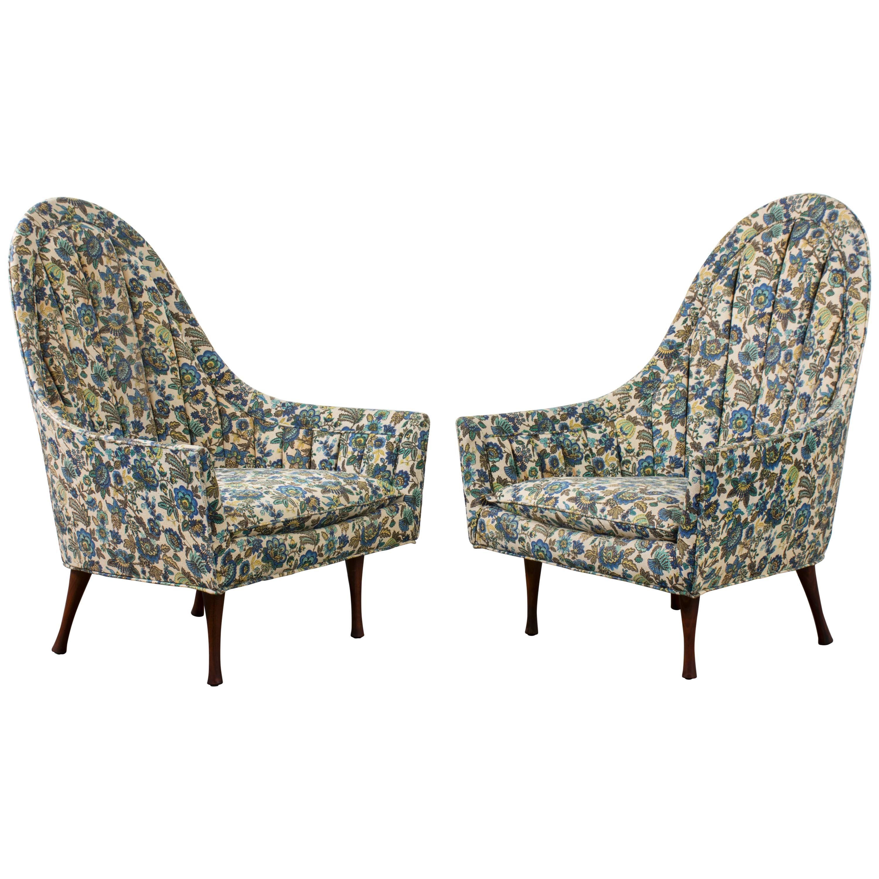 Pair of Paul McCobb for Widdicomb Symmetric Lounge Chairs