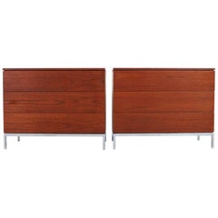 Pair of Teak Dressers by Florence Knoll