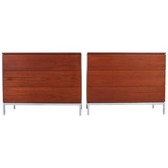 Pair of Teak Dressers by Florence Knoll 2