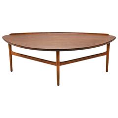 Finn Juhl Teak Coffee Table by Baker