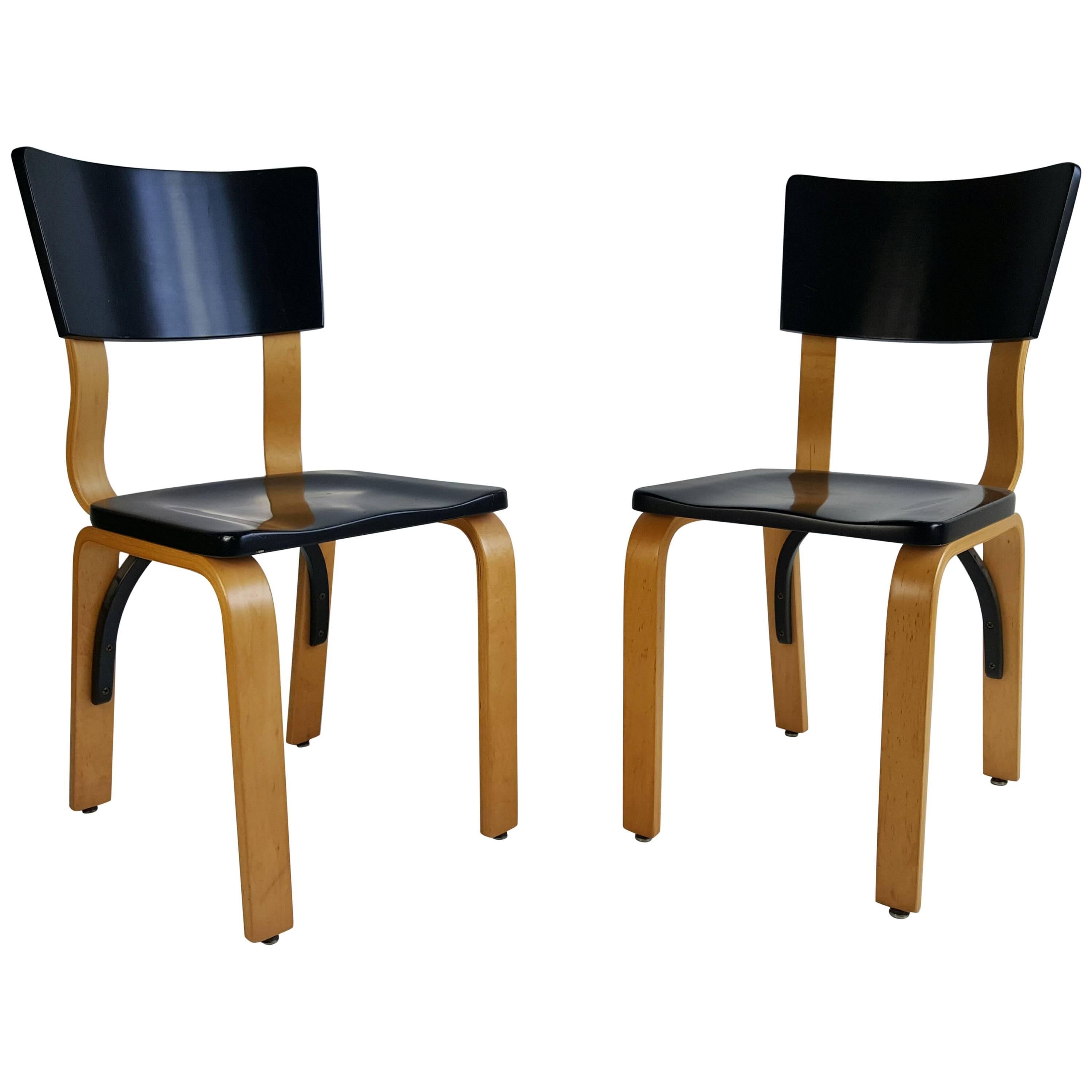 Classic Modernist Bentwood Side Chairs by Thonet