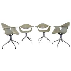 Set of Four Original Vintage DAF Chairs 9
