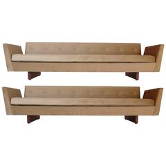 Pair of Edward Wormley Split-Arm Sofas 9