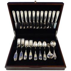 Fiddle Thread by Frank Smith Sterling Silver Flatware Service 12 Set 60 Pieces