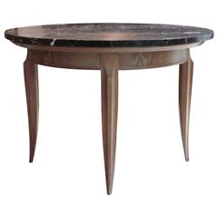 White Oak and Marble Centre Table