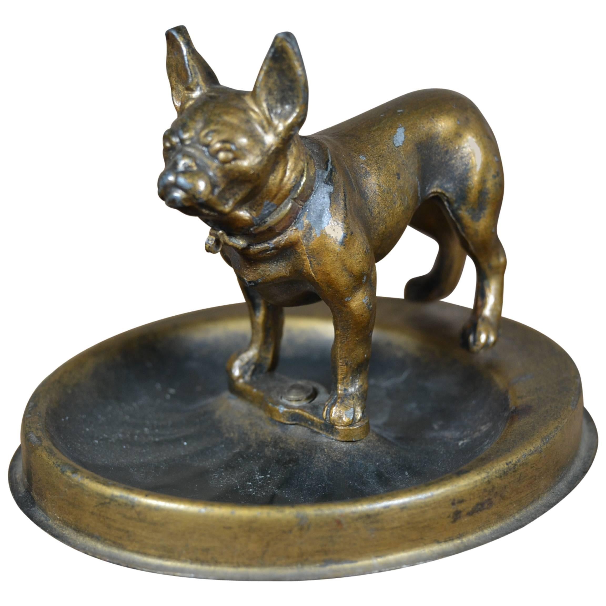 Demley French Bulldog Dog Lighter on Base