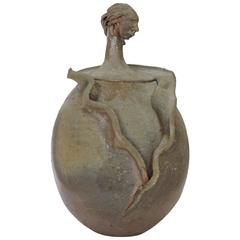Organic Surrealist Pottery Vessel 8