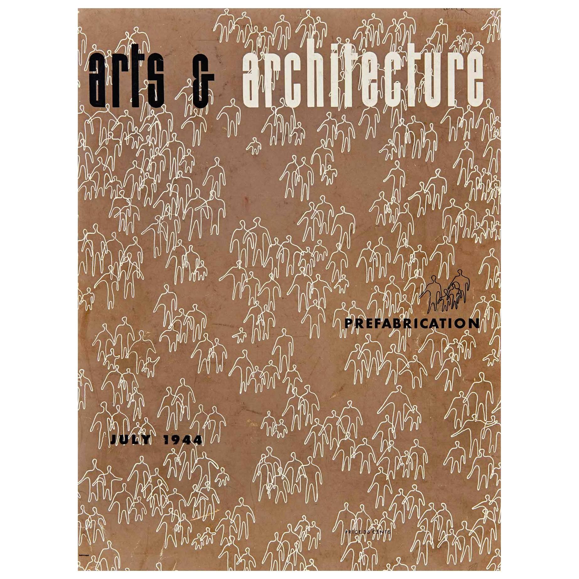 1944 "Arts & Architecture" Magazine Cover by Ray Eames
