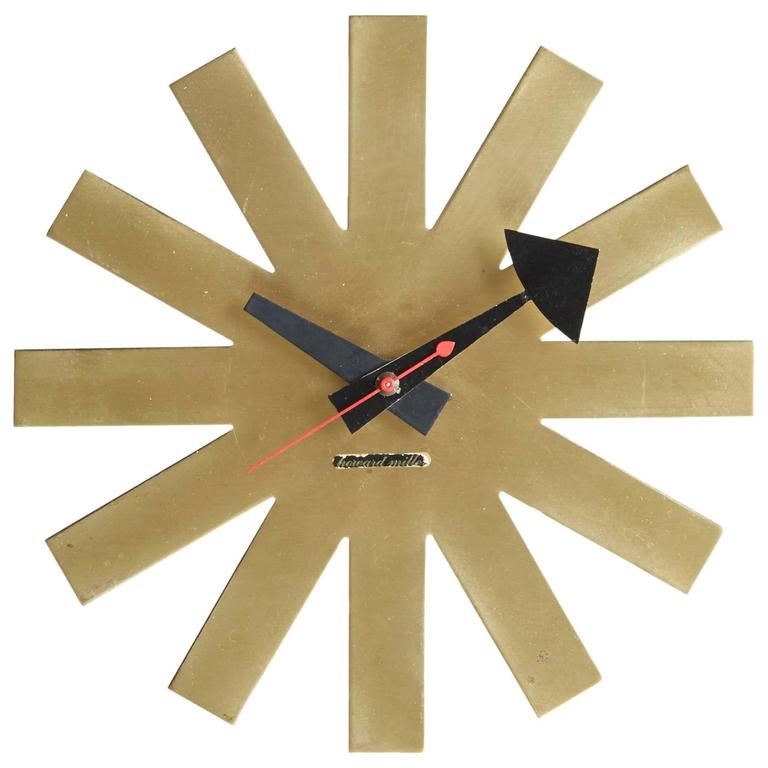 Asterisk Clock by George Nelson, circa 1953 at 1stDibs