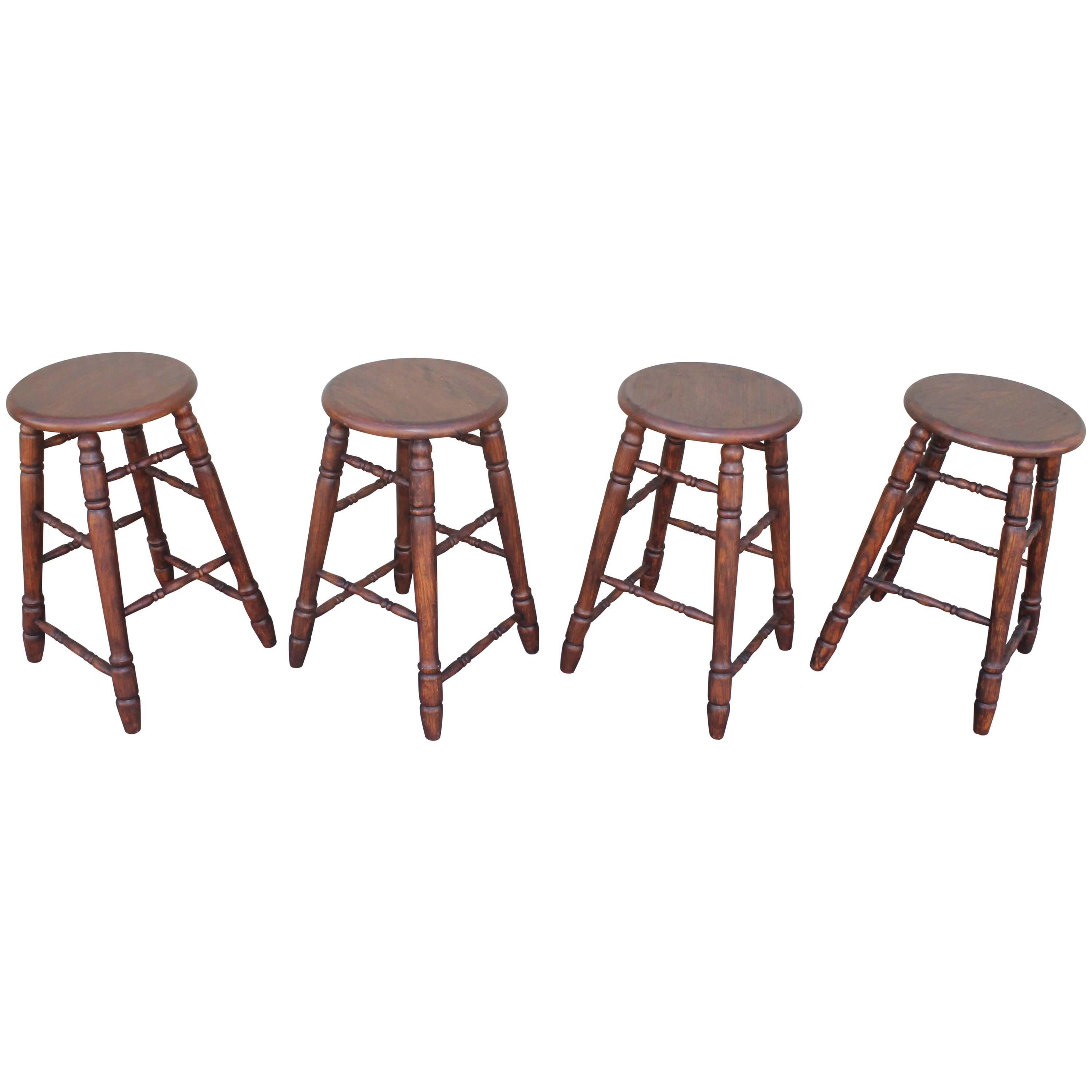 Set of Four Matching Bar Stools
